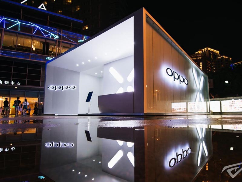 oppo find x深圳地標—快閃店設(shè)計